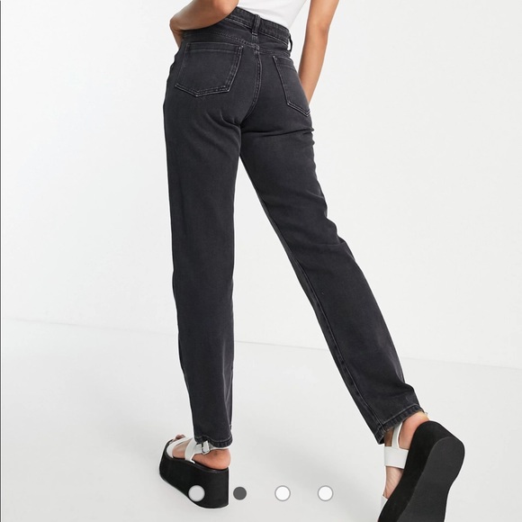 ASYOU (ASOS) 90s Straight Jeans in washed black - Picture 2 of 3